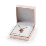 Disney Minnie Mouse Rose Gold Necklace in Silver Brass Plated