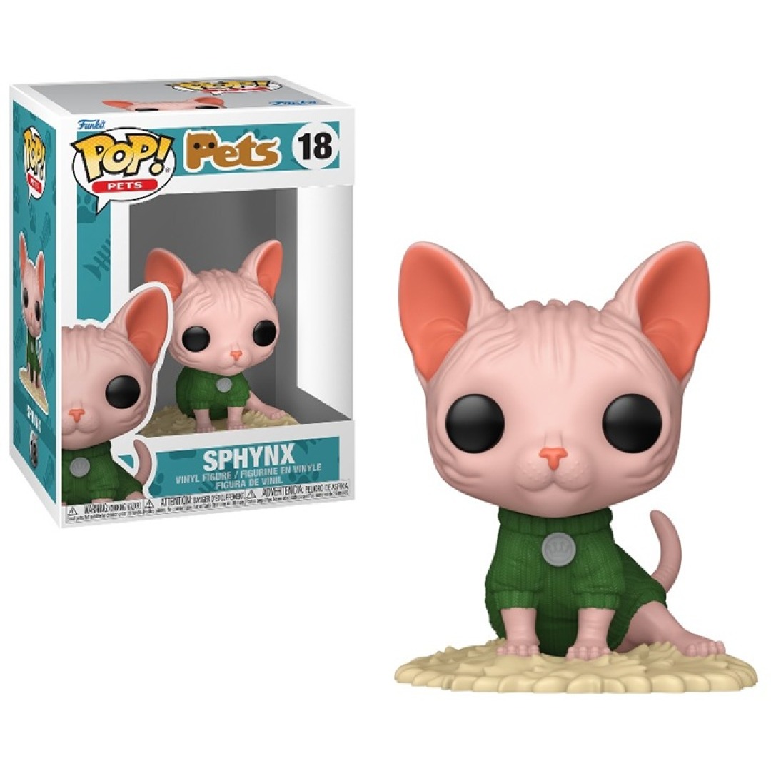 4f4f2408a12d923f99113d1b2bd7d13c.jpg Funko POP! Pets N° 18 - Sphinx Cat - Image 1