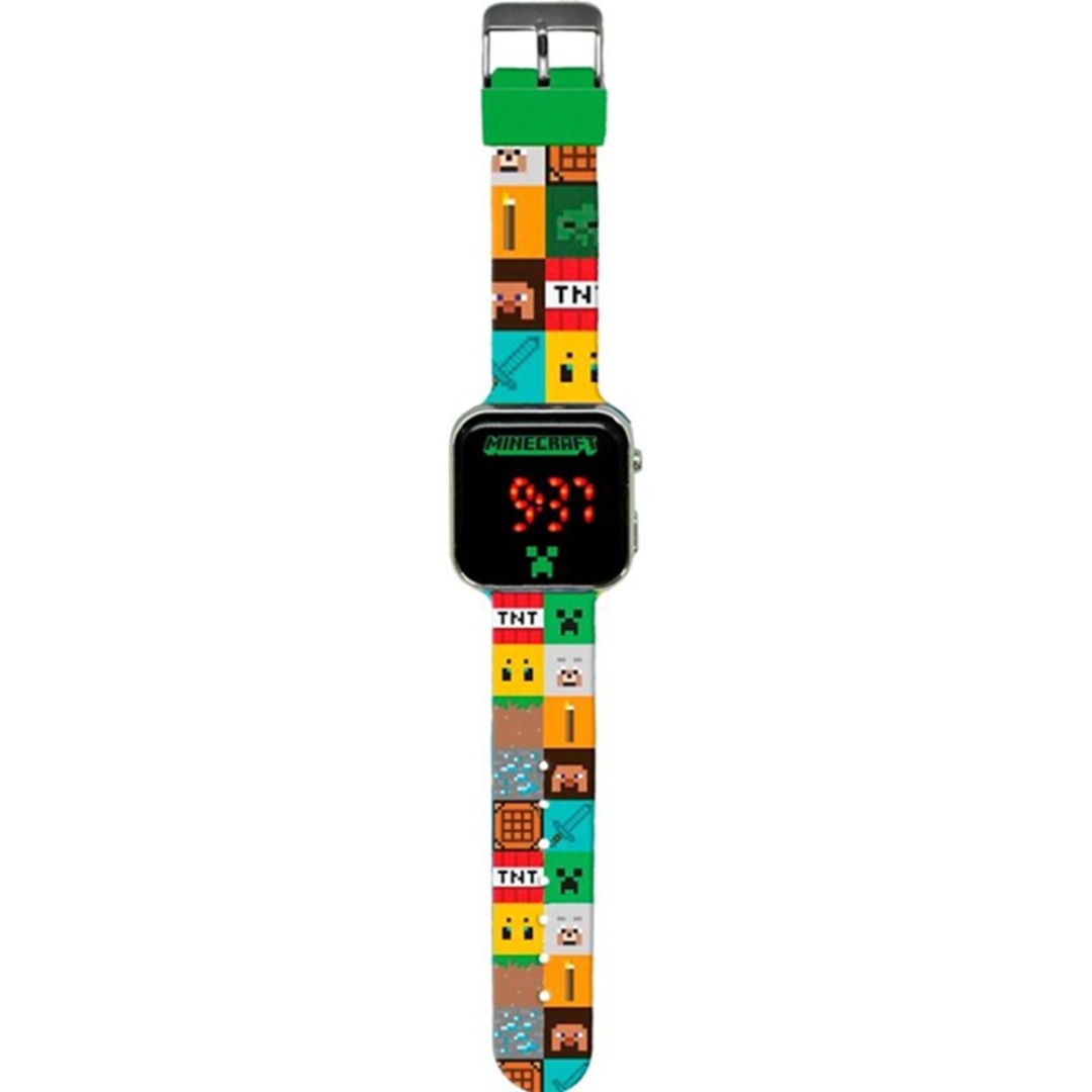 4f6e239f2eea512b69e8c1020e60e703.jpg Minecraft LED Watch - Image 1