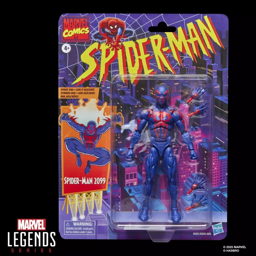 4fb58741b2d72469af95e93b4ad8dc67.jpg Marvel Spider-Man 2099 Legends Series Hasbro Figure - Image 1