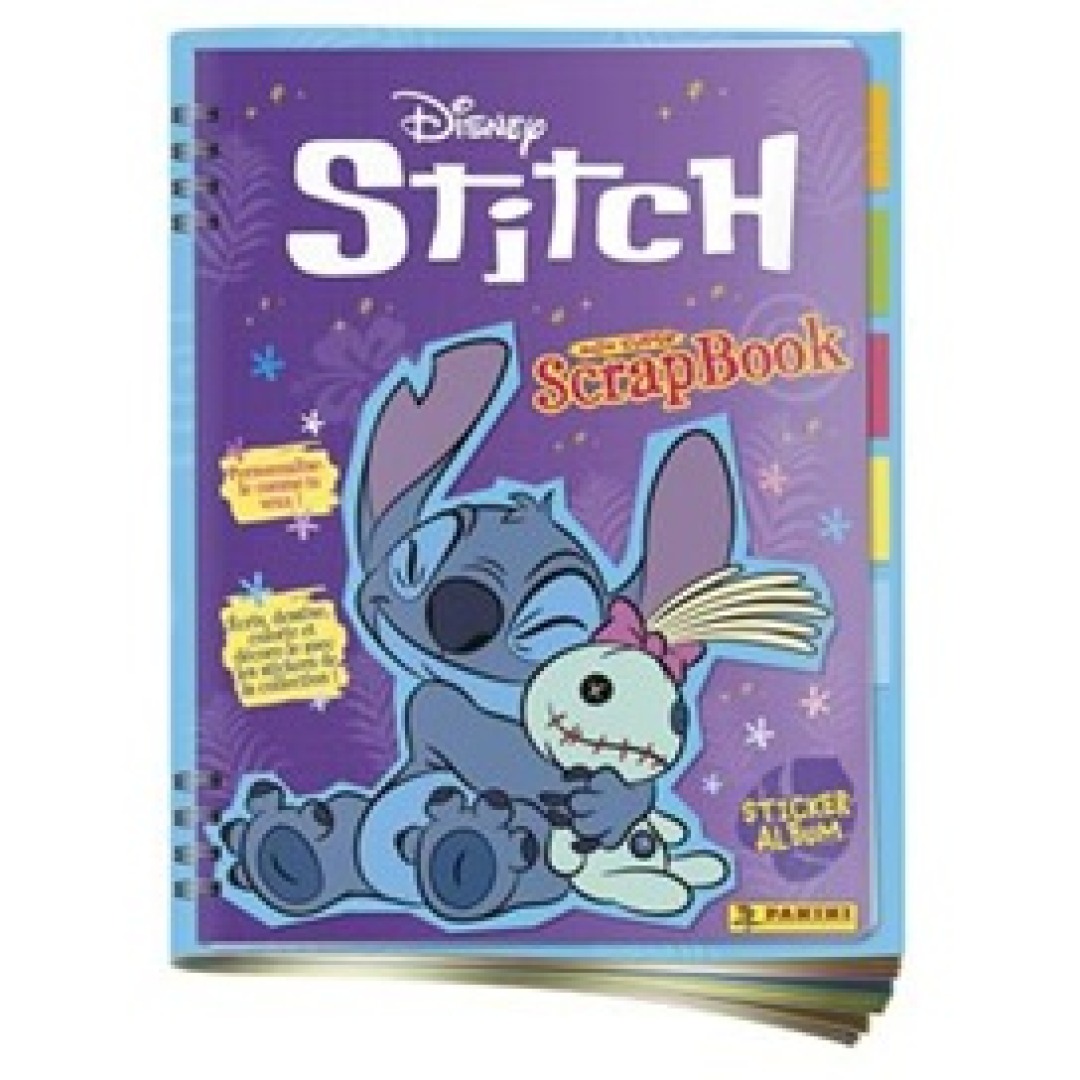 52d631fa604958a09d7cca4a0b7b21cf.jpg Disney Stitch Super Scrap Book Panini Sticker Album - Image 1