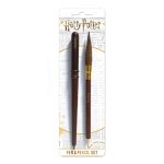 Harry Potter Wand & Broom Pen & Pencil Set