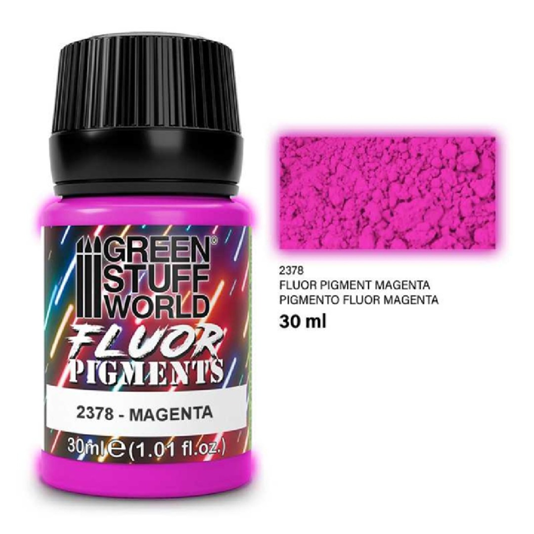 54a91ac64918deaf90e41574534e5d72.jpg Green Stuff World Flour Pigments Magenta 30ml - Image 1