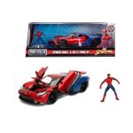 Marvel Spider-Man Metals Die Cast Spider-Man & 2017 Ford GT