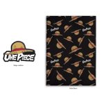 One Piece Straw Hat Coral Blanket 100x140cm & Cushion