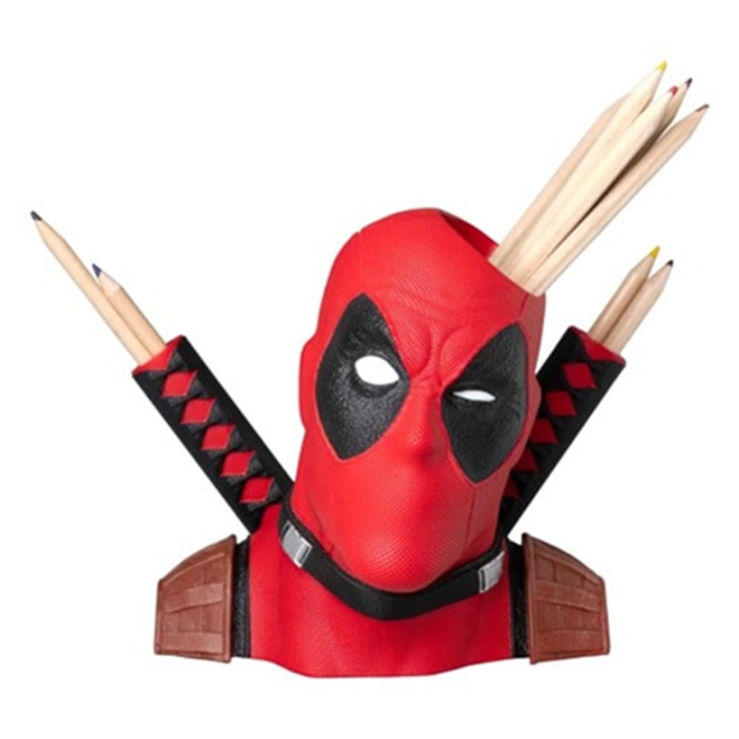 567e5818408e2f55ddeb831ed2bd39f8.jpg Marvel Deadpool 3D Pencil Holder - Image 1