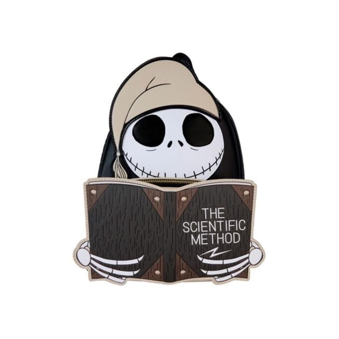 57bfddd558b87e6c0cb3ad512851c4f2-2.jpg Disney Nightmare Before Christmas Bedtime Jack with Scientific Method Loungefly Backpack - Image 1