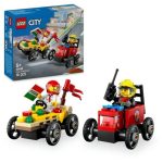LEGO City 60458 Pizza vs Fire Race