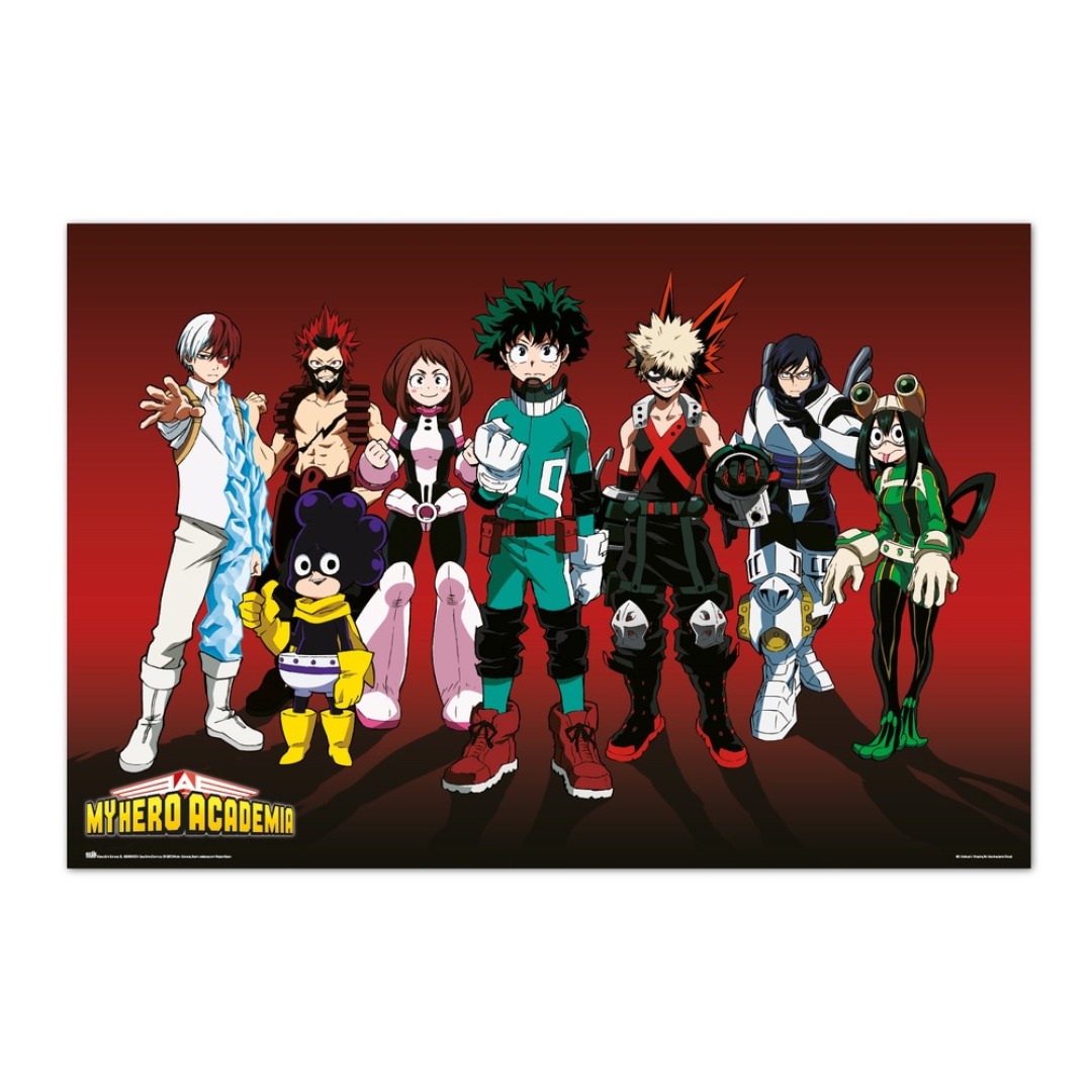 5985ef2f9a2d04675d7538d8cf7535ce.jpg My Hero Academia Hero Version Poster 61x91cm - Image 1