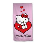 Hello Kitty Heart Beach Towel 70x140cm