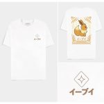 Pokemon Eevee White T-Shirt (XXL)