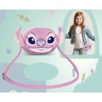 Disney Stitch Angel Love Mini Fur Heady Shoulder Bag 18x21x5cm