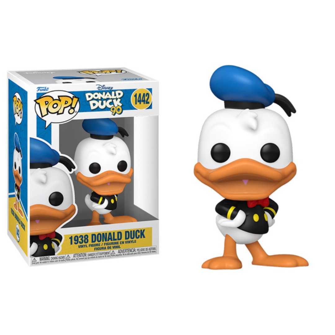 5a90d6cdab86b9174e66f2edba1ba7d9.jpg Funko POP! Disney Donald Duck 90th Anniversary N° 1442 - 1938 Donald Duck - Image 1