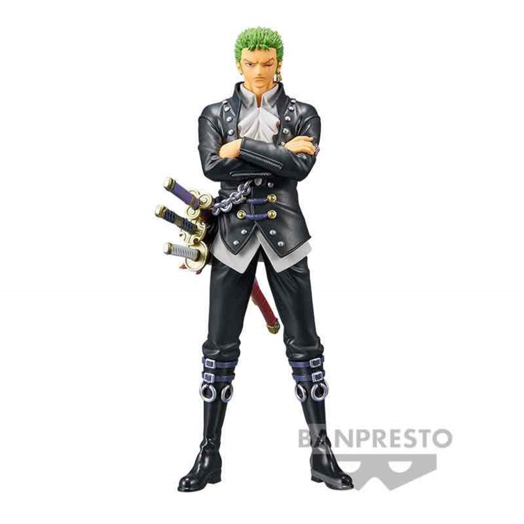 5b6813254151832a47eff2d723acc696.jpg One Piece Roronoa Zoro The Grandline Lady DXF Banpresto Figure - Image 1