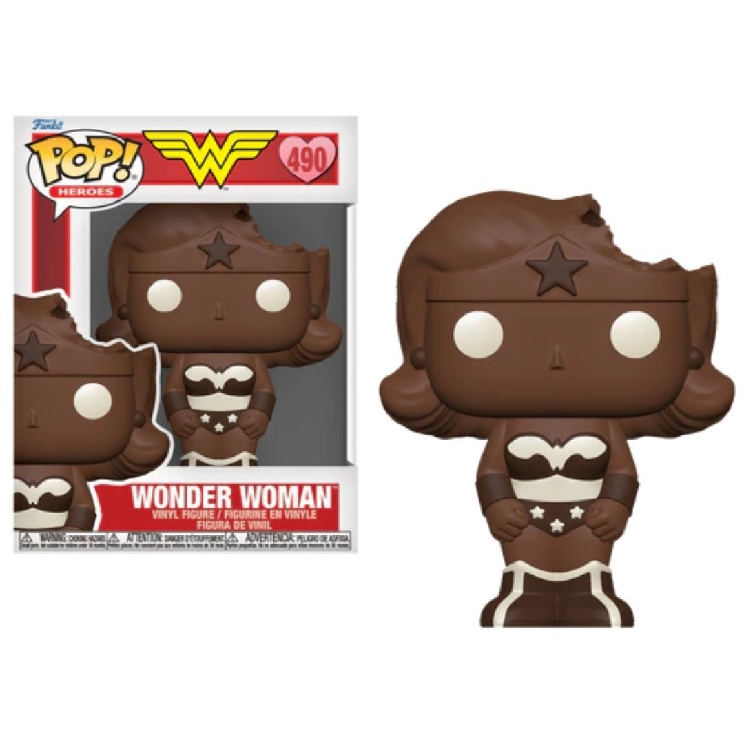 5c33db3b13c960c30520af763faa0cc8.jpg Funko POP! DC Wonder Woman N° 490 - Wonder Woman (Chocolate Valentine) - Image 1