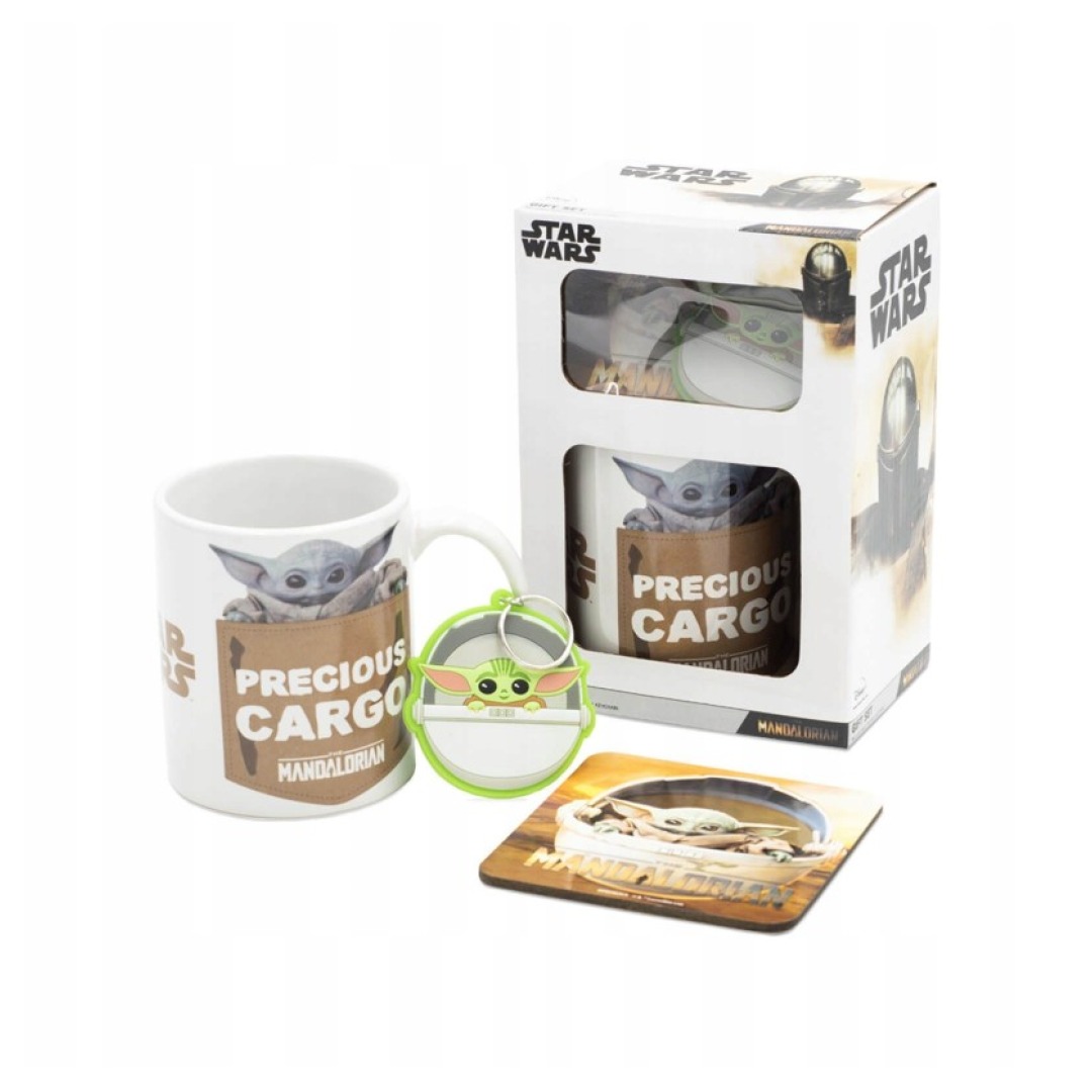 5c7416301efea01989e994b15b0635b7.jpg Star Wars The Child Mug, Coaster & Keychain Gift Set - Image 1
