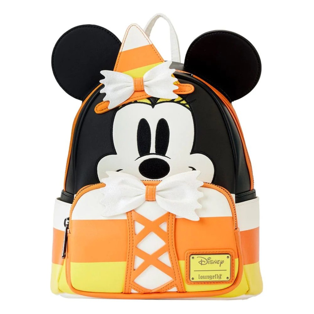 5ca407aa0b2ca9aed236be69b419ae84-1.jpg Disney Candy Corn Minnie Mouse Loungefly Backpack - Image 1