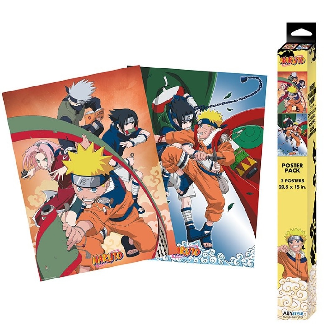 5d01743449b74e9f846516e24ddf90fe-1.jpg Naruto vs Sasuke Set 2 Posters 52x38cm - Image 1