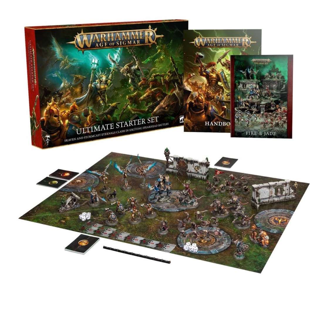 5d03d3f4783eb973a59bafad9e60ae7d-1.jpg Warhammer Age Of Sigmar Ultimate Starter Set (80-01) - Image 1