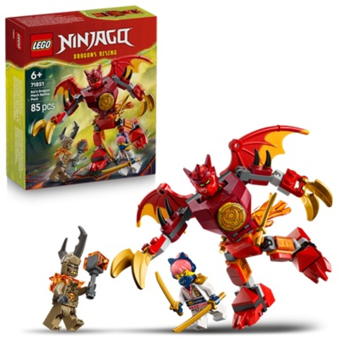 5d7ce1d834c628242e9e6b96635981ba.jpg LEGO Ninjago 71851 Kai's Dragon Mech Battle Pack - Image 1