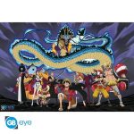 One Piece The Crew Against Kaido Poster 91x61cm