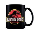 Jurassic Park Logo Black Pod Mug