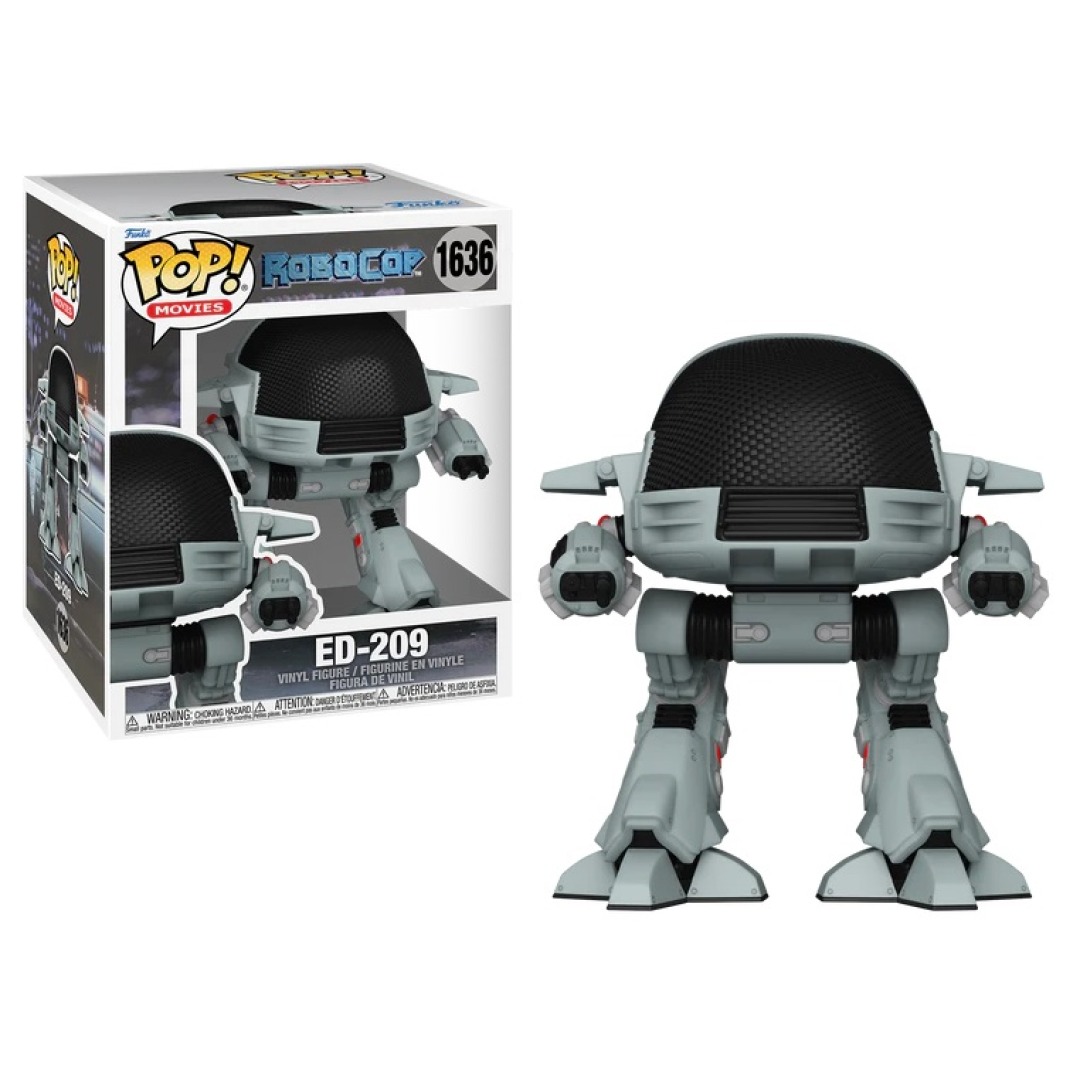 5f1a65b03143d201c17ba80ed09d1406.jpg Funko POP! Robocop N° 1636 - ED-209 - Image 1