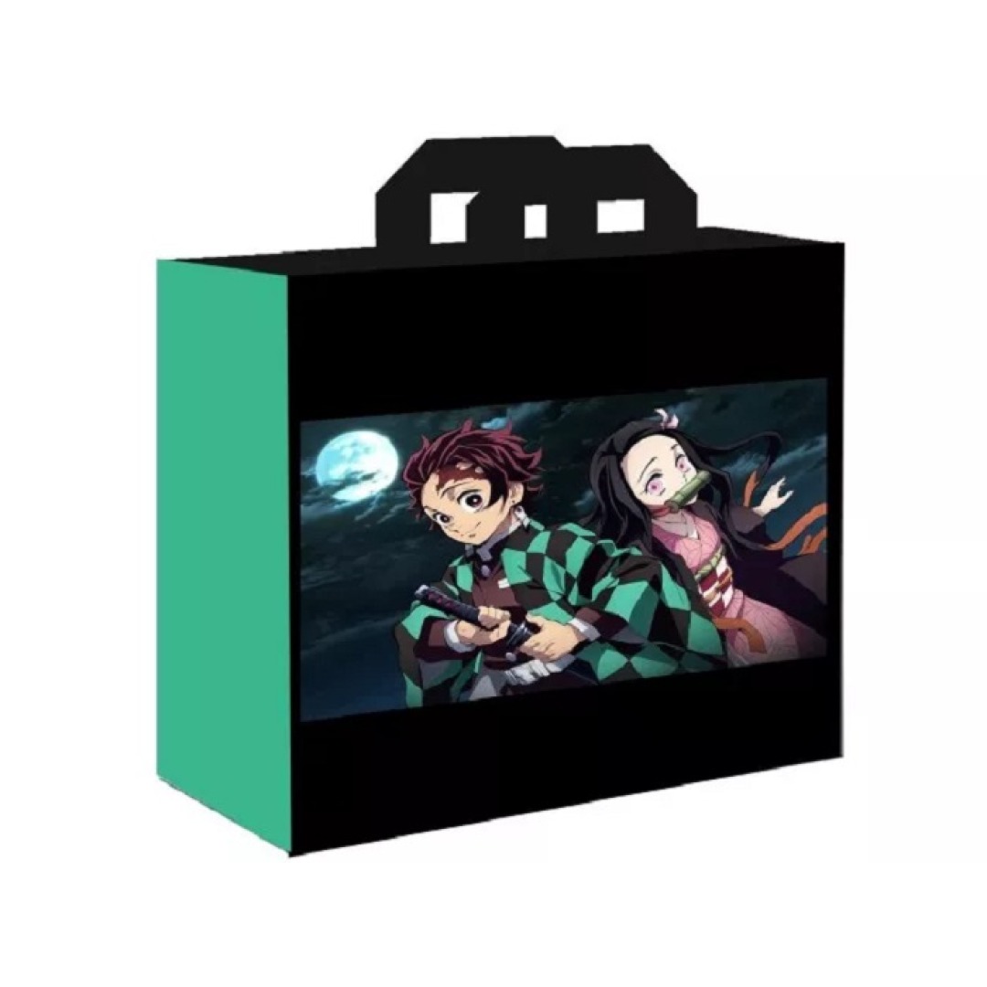 5f67cc2ebcac23f010428b4fc68defa3.jpg Demon Slayer Nezuko & Tanjiro Shopping Bag - Image 1