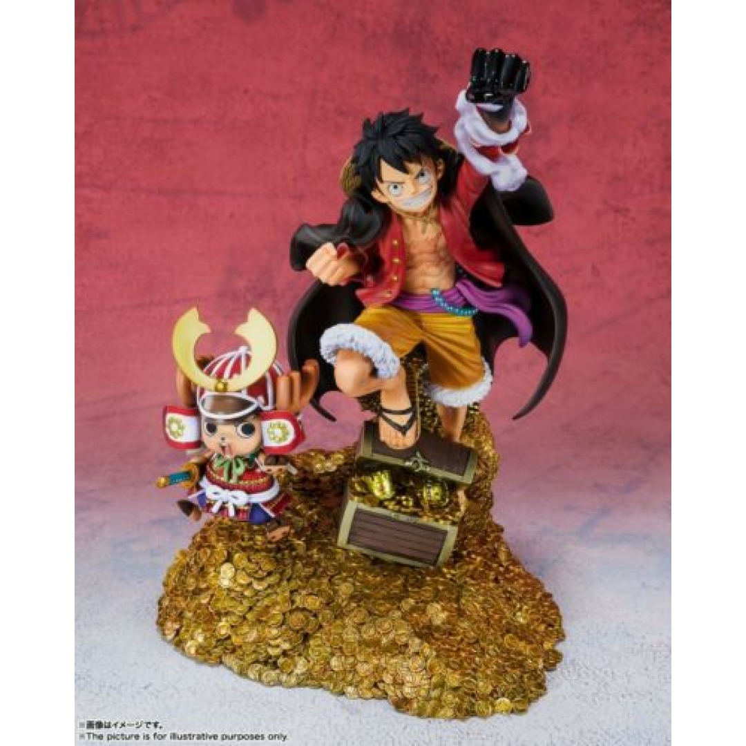 5fa368eb3e7a9c9c9ab47f255d49e859.jpg One Piece Monkey D. Luffy Diorama Figuarts Zero WT100 1/3 - Image 1