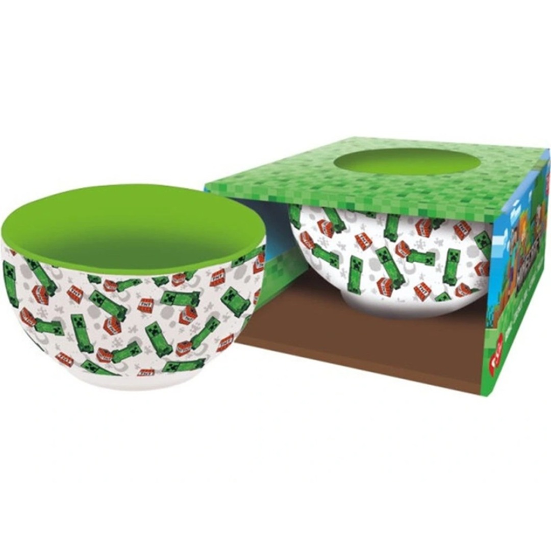 60768dc85ed469e4effe8c32c141448f.jpg Minecraft Survival Mode Ceramic Bowl in Gift Box 600ml - Image 1