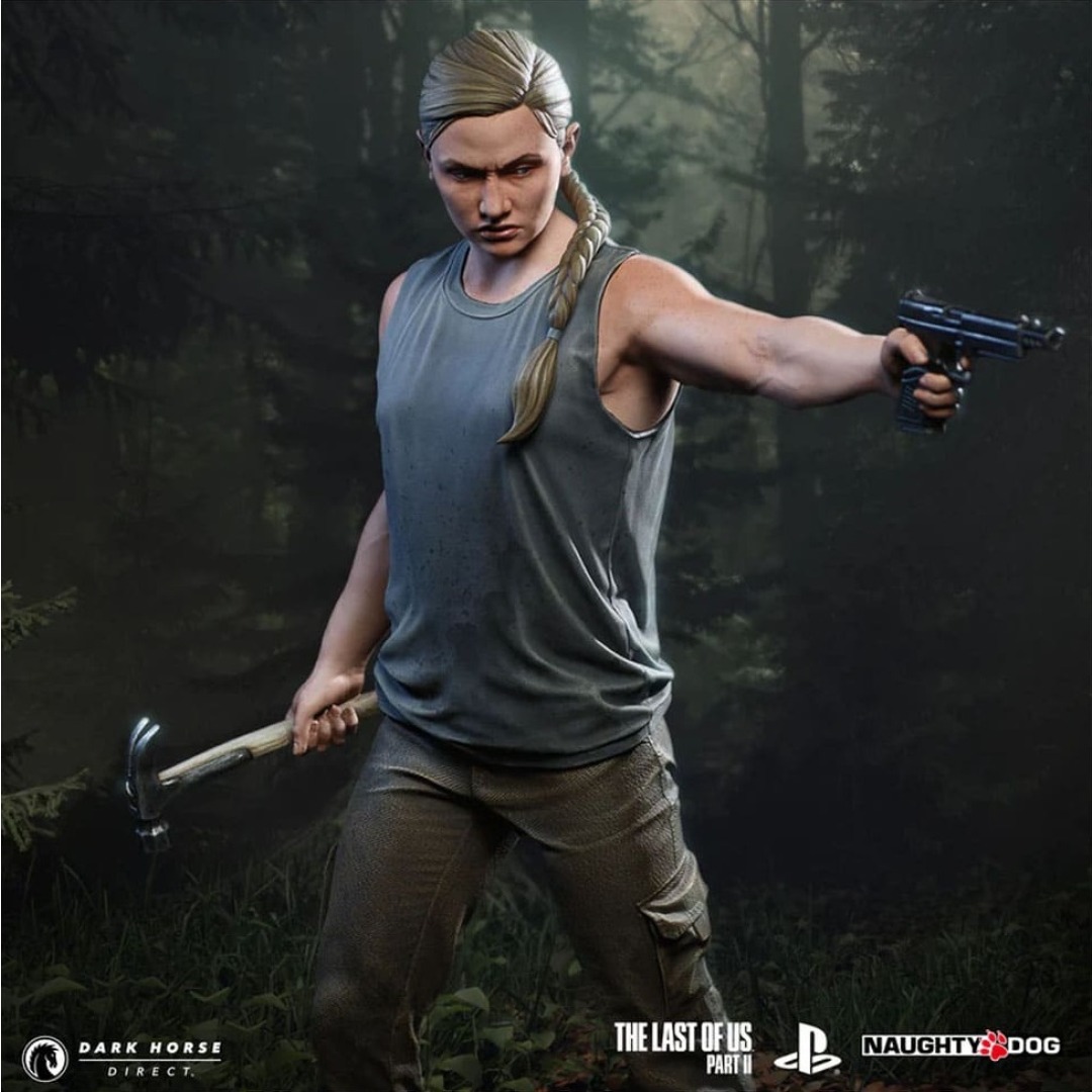 609ca2c3bebd32c80bc33f3112468dfa-1.jpg The Last Of Us 2 Abby Dark Horse Statue - Image 1