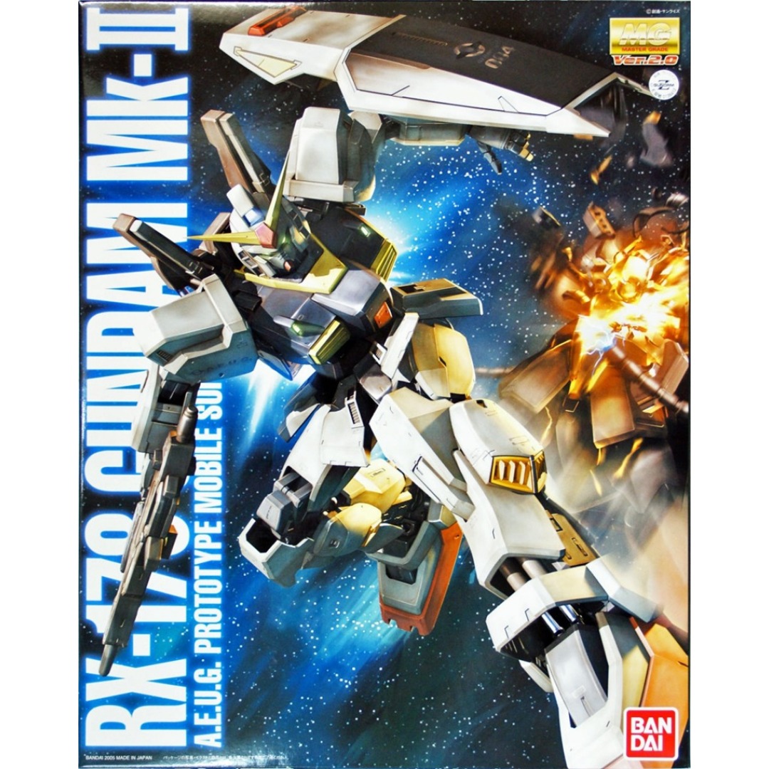 616af1de861053191efc4ff5da6218d5.jpg Gundam Mk-II Ver. 2.0 MG 1/100 Bandai Model Kit - Image 1
