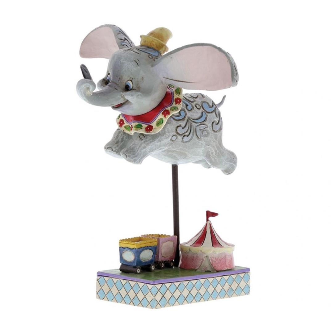 61d6dec013f30f400c9a124f2ea18068-1.jpg Disney Dumbo Faith In Flight Enesco Traditions Figurine - Image 1