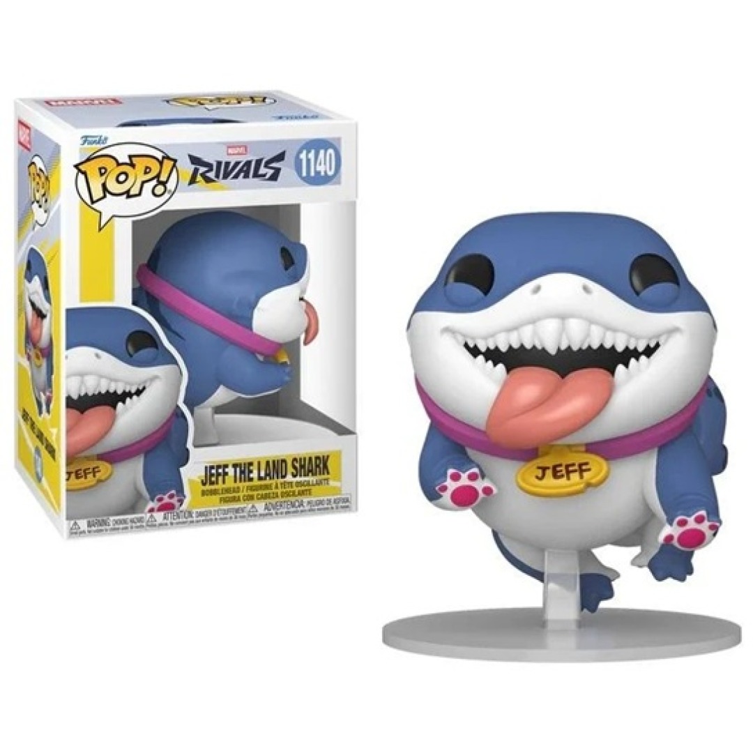 620d92f85437800142a316924b883937.jpg Funko POP! Marvel Rivals N° 1140 - Jeff The Land Shark - Image 1