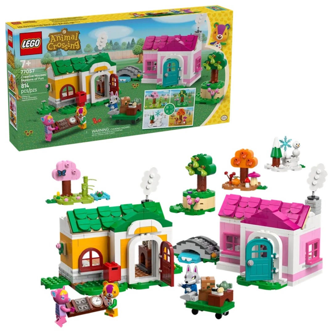 63250f0288a6a9320d7208b9ae364ca8.jpg LEGO Animal Crossing 77057 Creative Houses Seasons of Fun - Image 1