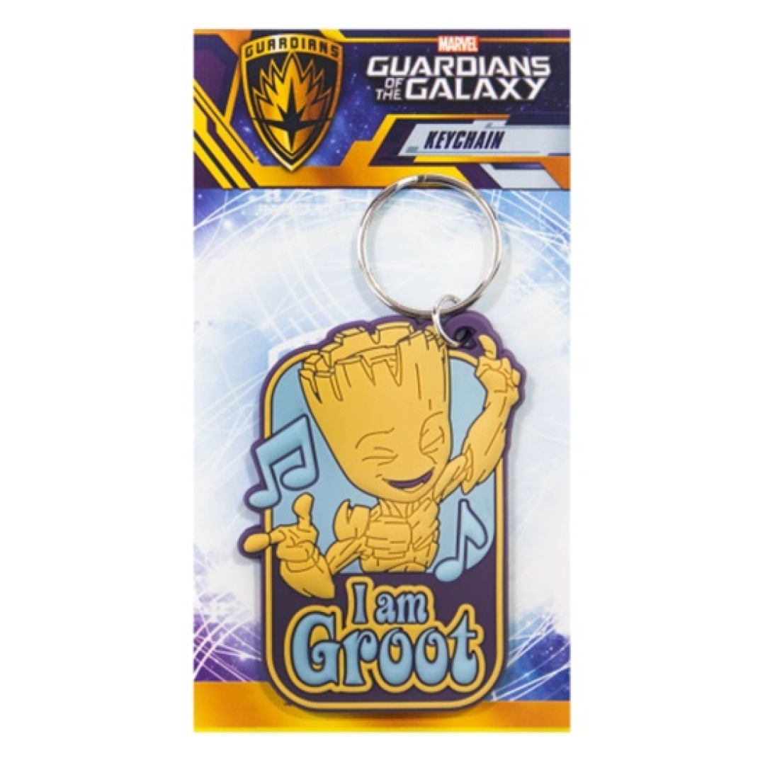 63b2f62d02638a0f26d682f0bb7fd4f9.jpg Marvel Guardians Of The Galaxy I Am Groot Keychain - Image 1