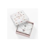 Disney Minnie Mother & Daughter 2 Set Shiny Silver Brass Plated Necklaces