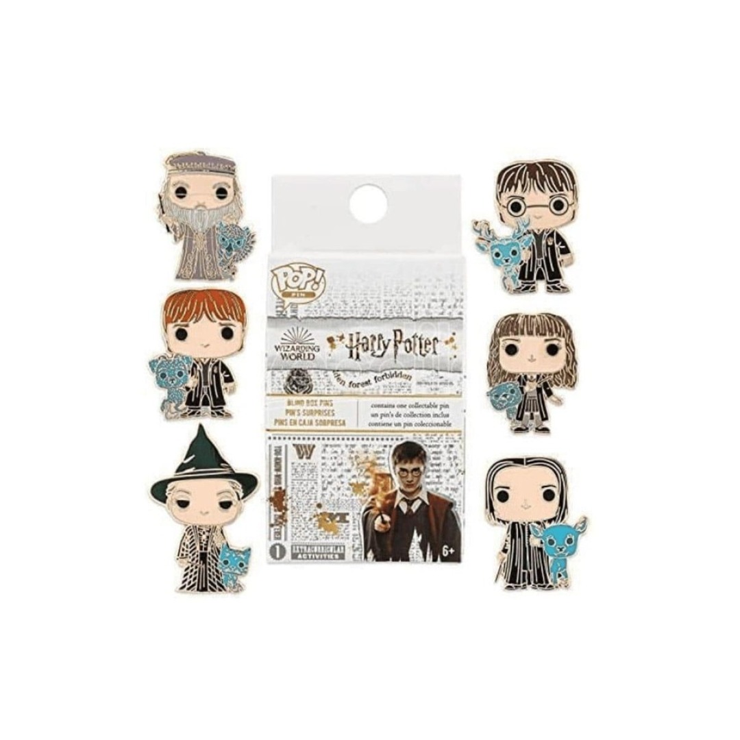 6491e9c9962c96770f8880b1e7854bf7-1.jpg Harry Potter Stained Glass Funko Loungefly Blind Box Enamel Pin - Image 1