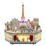 DIY Tonecheer Romantic Paris Music Box