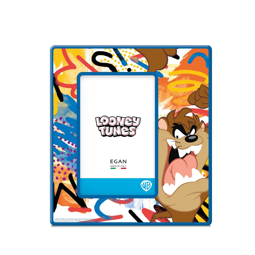 668ec6dd0f1b895e0e5d802b2af6120a.jpg Looney Tunes Taz Ceramic Photo Frame 20x18cm - Image 1