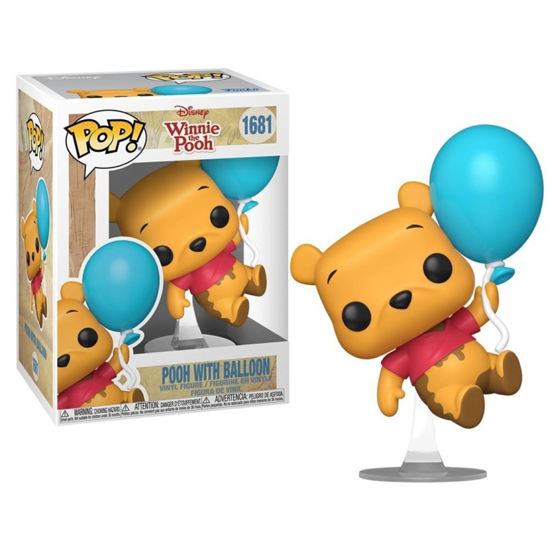 674e5dc0a4d14222a0c581d36f6c27d6.jpg Funko POP! Disney Winnie The Pooh N° 1681 - Pooh With Balloon - Image 1