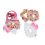 Hello Kitty Hair Accessories "Scrunchies" 3 Pc