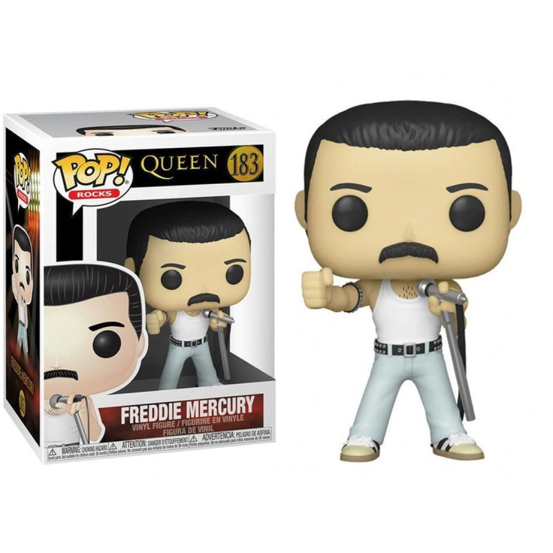 69f287c530134c9901269ba25e55918b.jpg Funko POP! Queen N° 183 - Freddie Mercury - Image 1