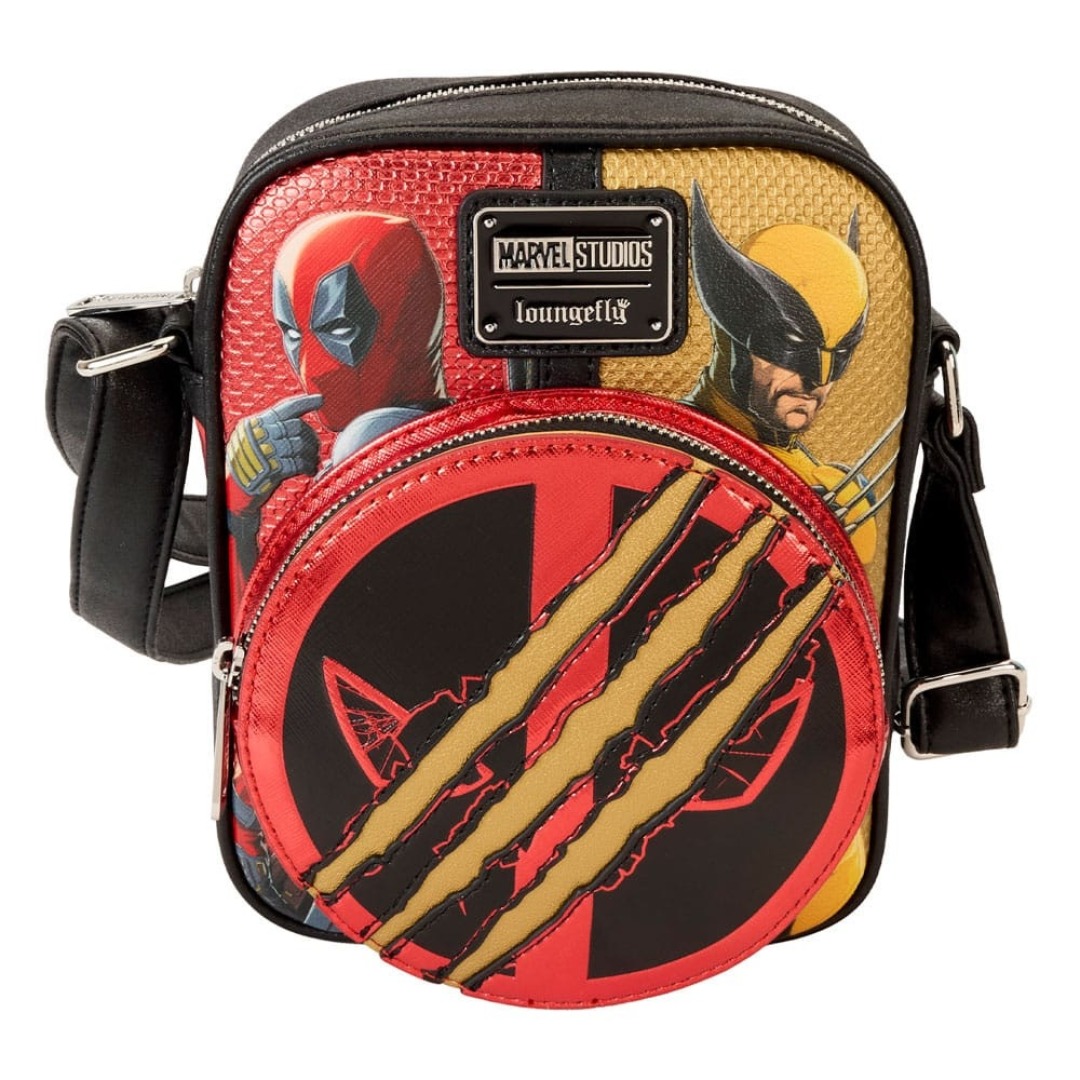 6a2aa0937356b98b137b1b1067d2e2ac-1.jpg Marvel Deadpool 3 Loungefly Crossbody Bag - Image 1