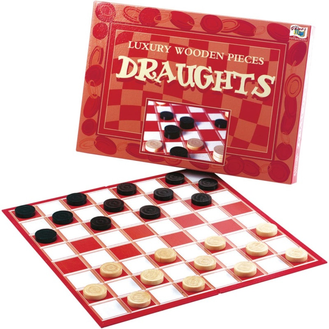 6a5bcf3ead13692ad7dea63a12fa6f32.jpg Draughts Board Game - Image 1