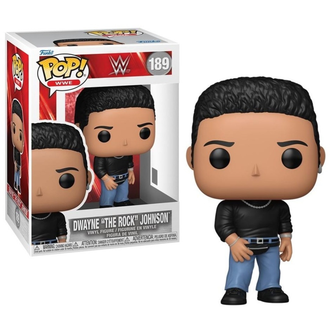 6ad3bff801440532ecca5a3413ba835d.jpg Funko POP! WWE N° 189 - Dwayne "The Rock" Johnson - Image 1