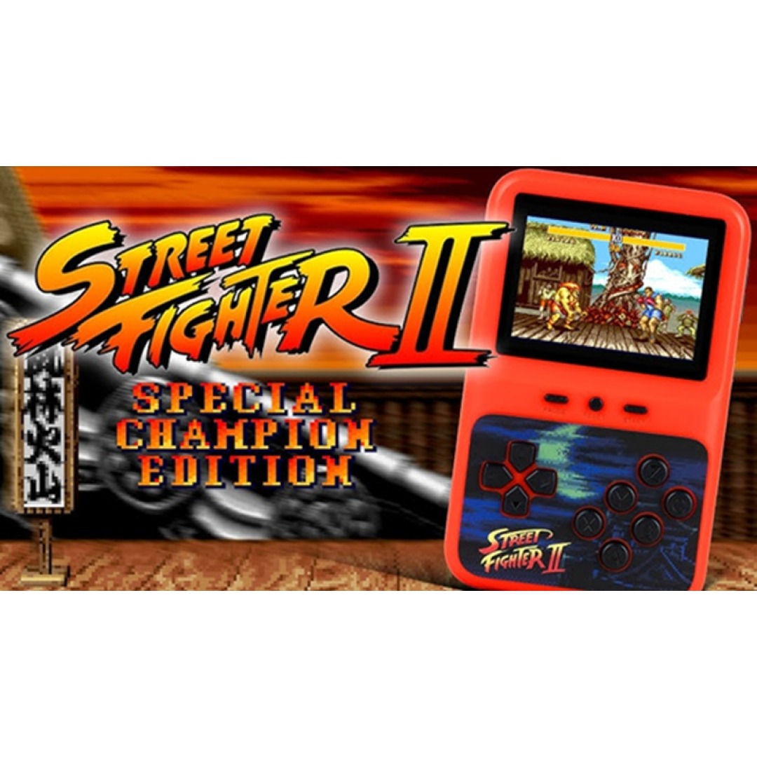 6cb4c1d64b76a2f47248af0cc50d0bab.jpg Street Fighter II Champion Edition Handheld Game Console - Image 1