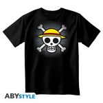 One Piece Classic Skull Black T-Shirt (XXL)