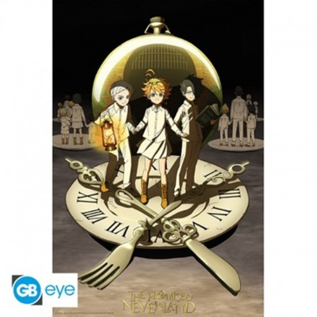 6d1975f35a42603ab14ce49976a9d122-1.jpg The Promised Neverland Group Poster 91x61cm - Image 1