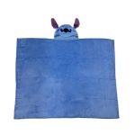 Disney Stitch 3D Hooded Coral Fleece 120x150cm